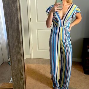 Multicolored Pant Suit